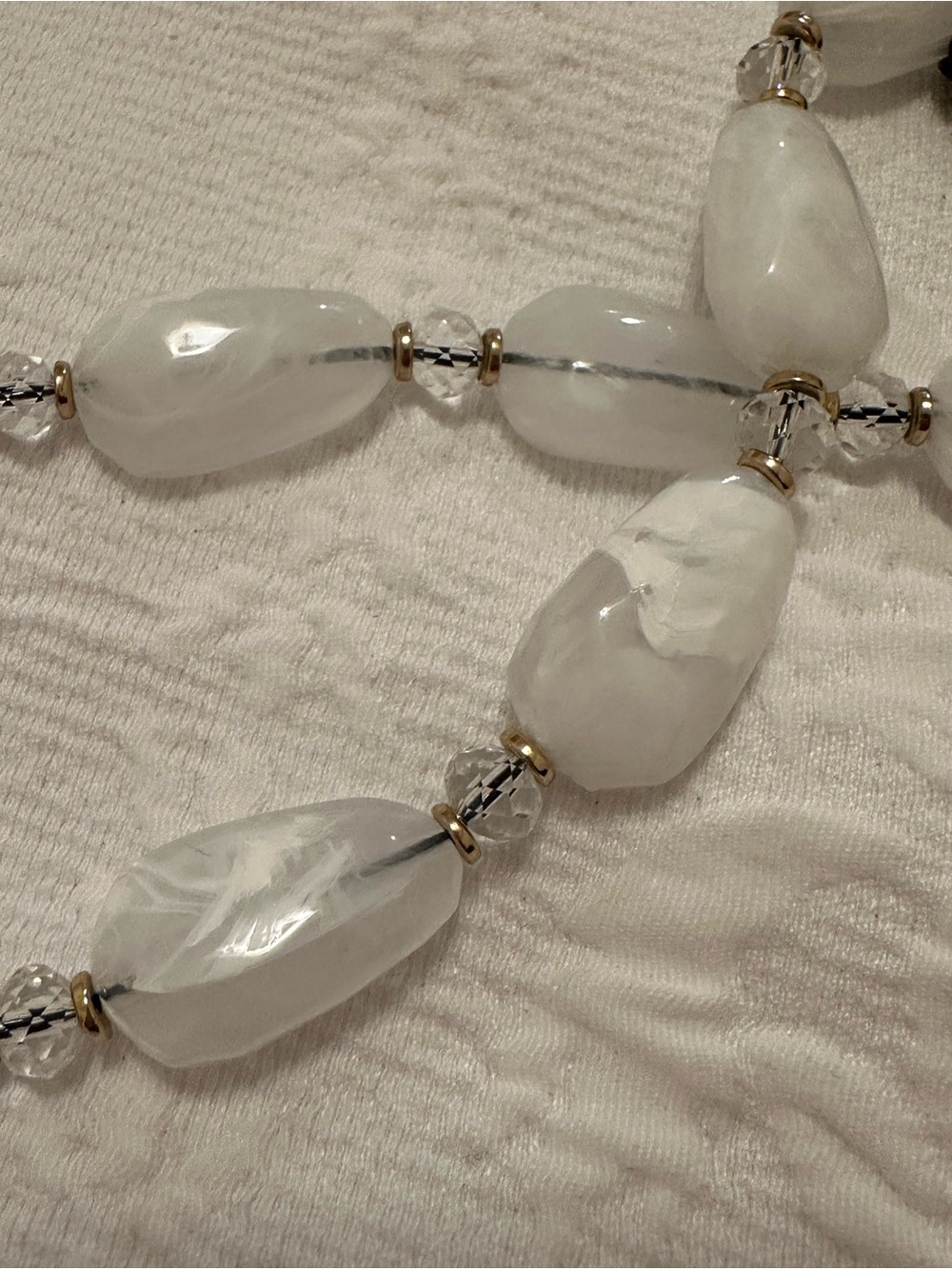 Elegant blue agate", "quartz", "statement
necklace", - Picture 6 of 10